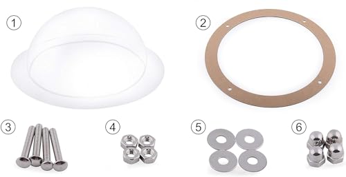 Durable Acrylic Dome Dog Window for Fence