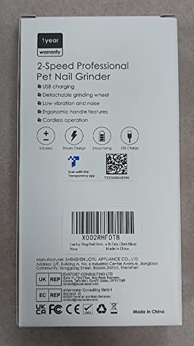 Dog Nail Grinder - 2-Speed Electric Trimmer