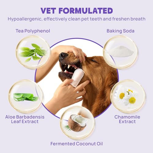 Teeth Cleaning Wipes for Dogs & Cats