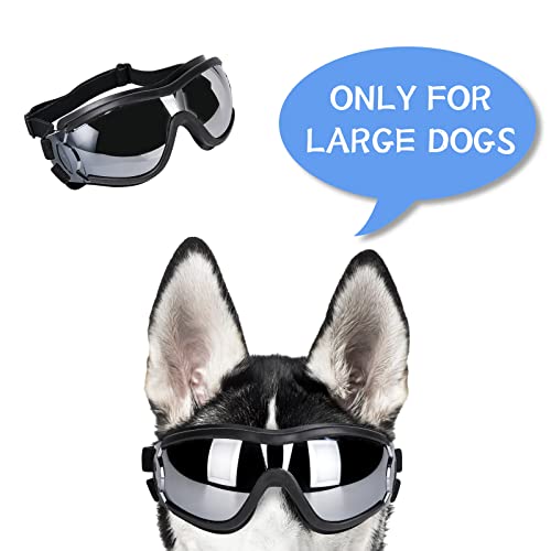 Dog Sunglasses/Goggles, UV/Wind/Dust/Fog Protection