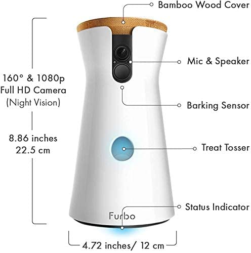 Furbo Dog Camera with Treat Tossing & 2-Way Audio