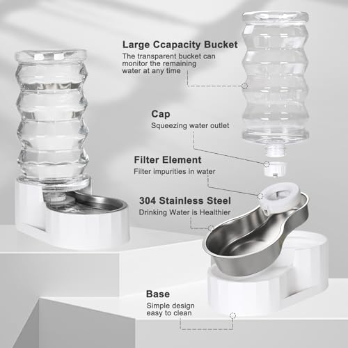 Automatic Pet Waterer - 8L, BPA-Free