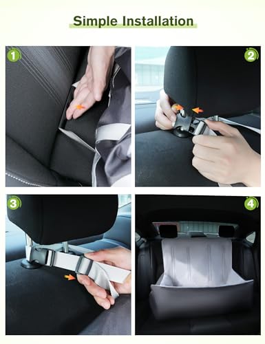 Dog Car Seat - Detachable, Washable, for Large Dogs