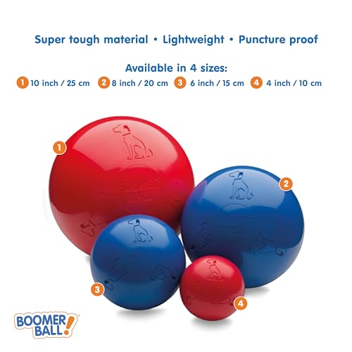 10" Indestructible Dog Ball - Boomer Ball