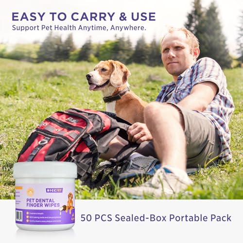 Teeth Cleaning Wipes for Dogs & Cats