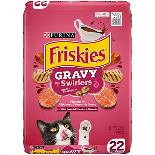 Friskies Dry Cat Food - Gravy Swirlers, 22 lb. Bag