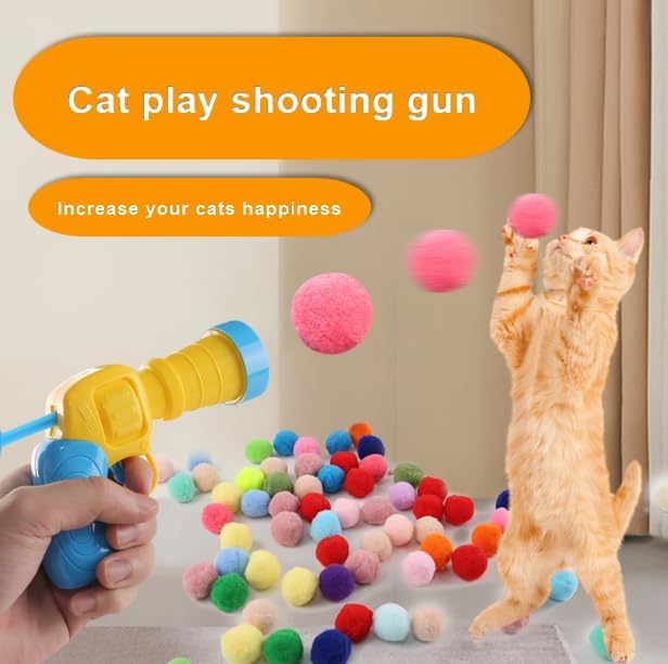 Interactive Cat Toy Launcher