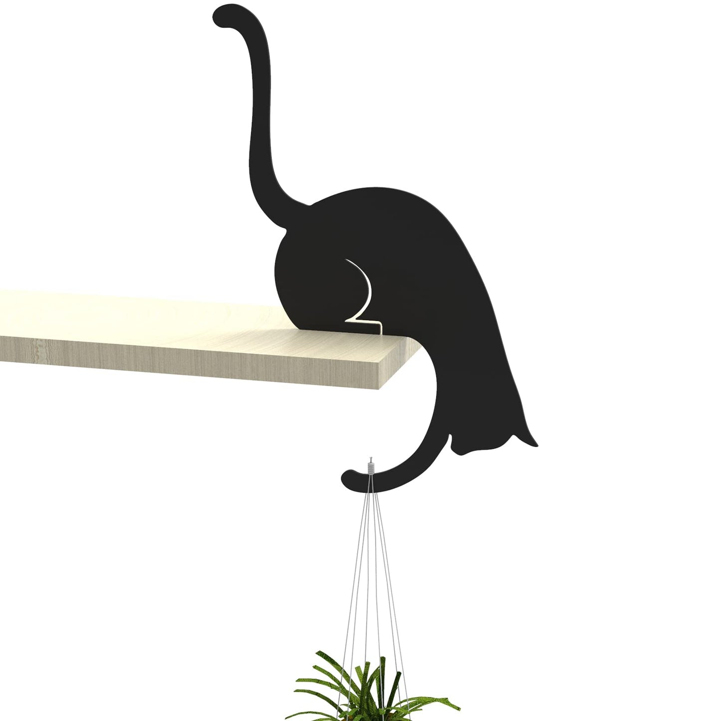 Banana Holder with Cat Design Hook