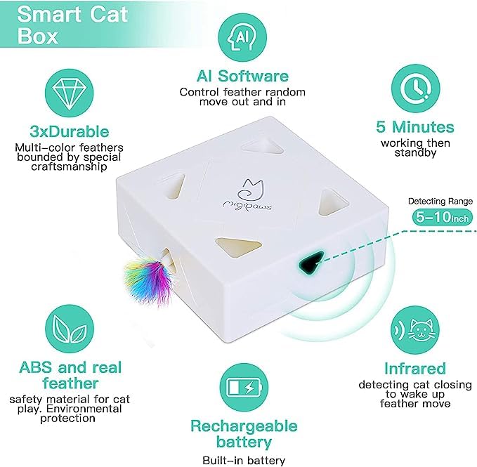 Automatic 7 Holes Mice Whack-A-Mole Cat Toy
