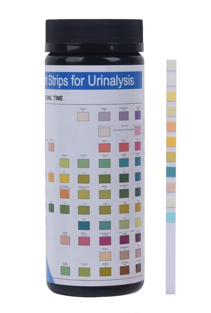 Pet Urine Test Strips - 14 Parameter, 50 Count