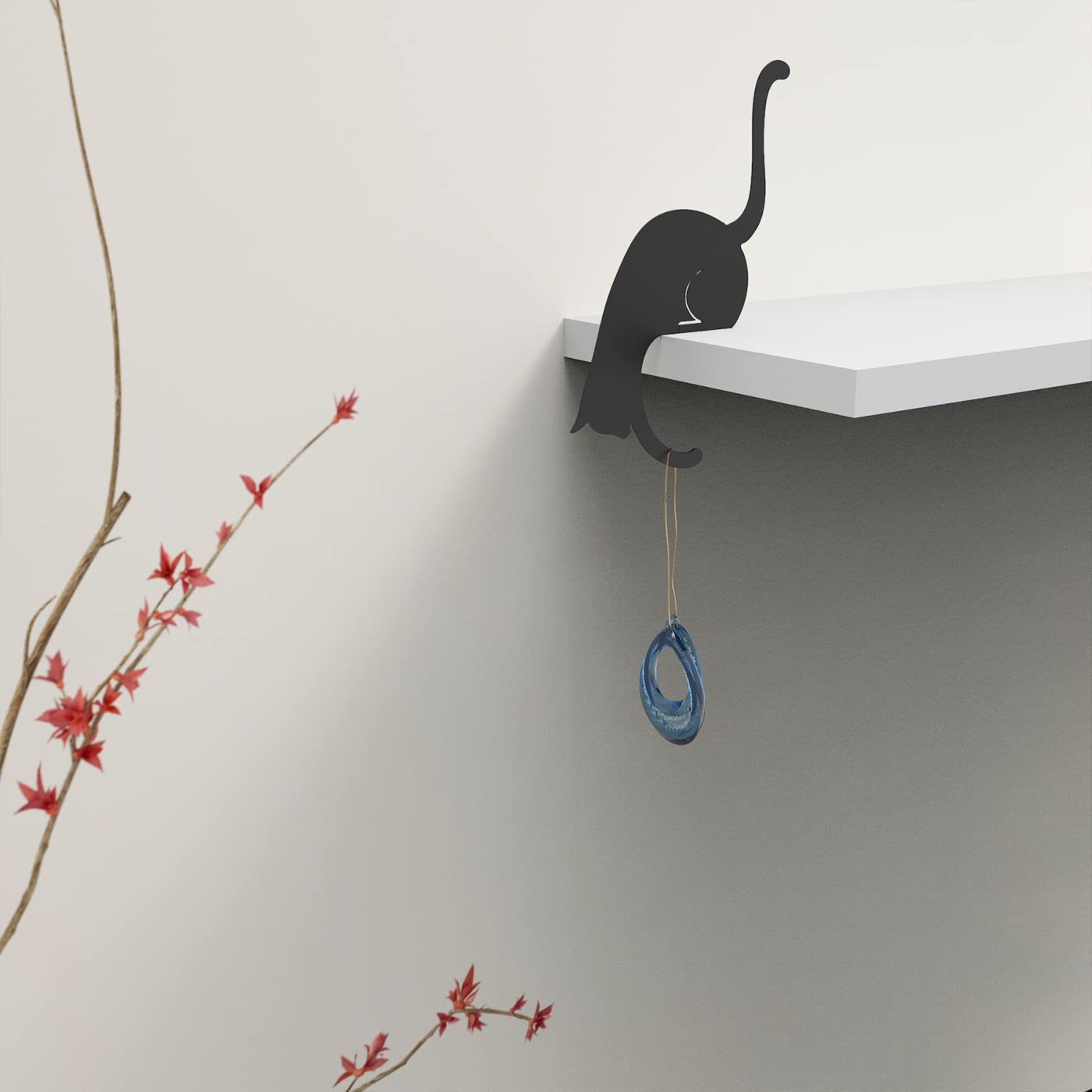 Banana Holder with Cat Design Hook