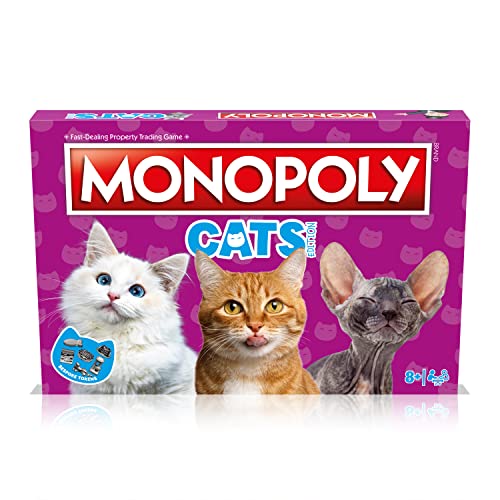 Cats Monopoly Board Game - Fun Family Game