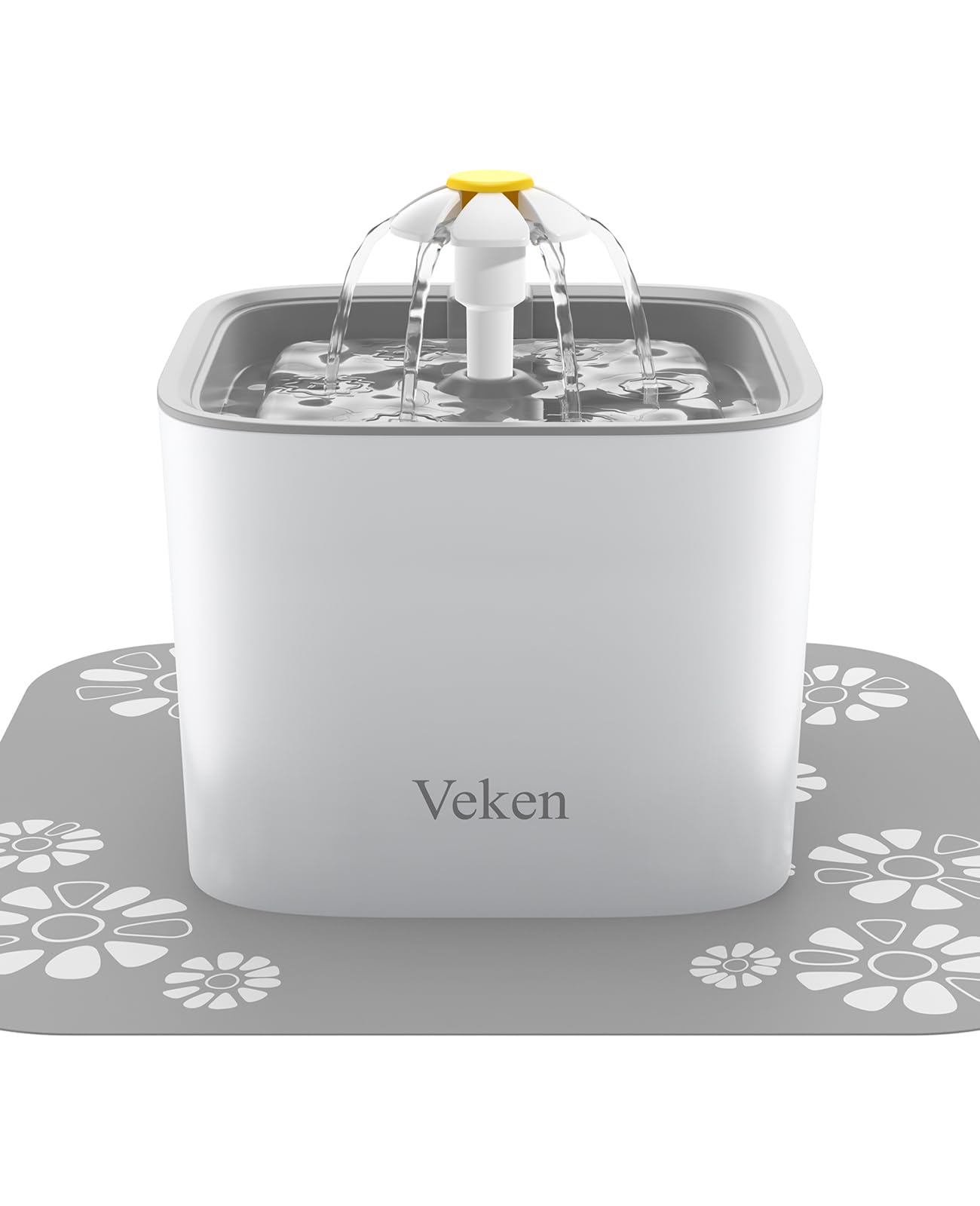 Automatic Pet Water Fountain - Grey