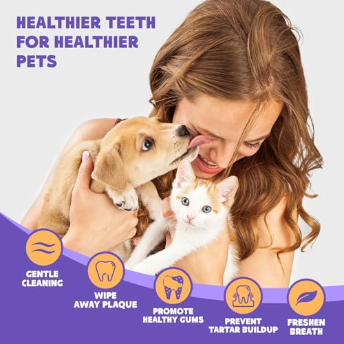 Teeth Cleaning Wipes for Dogs & Cats
