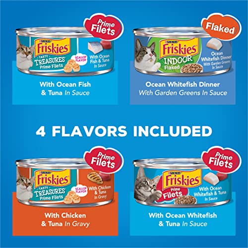 Friskies Wet Cat Food Variety Pack - 40 Cans