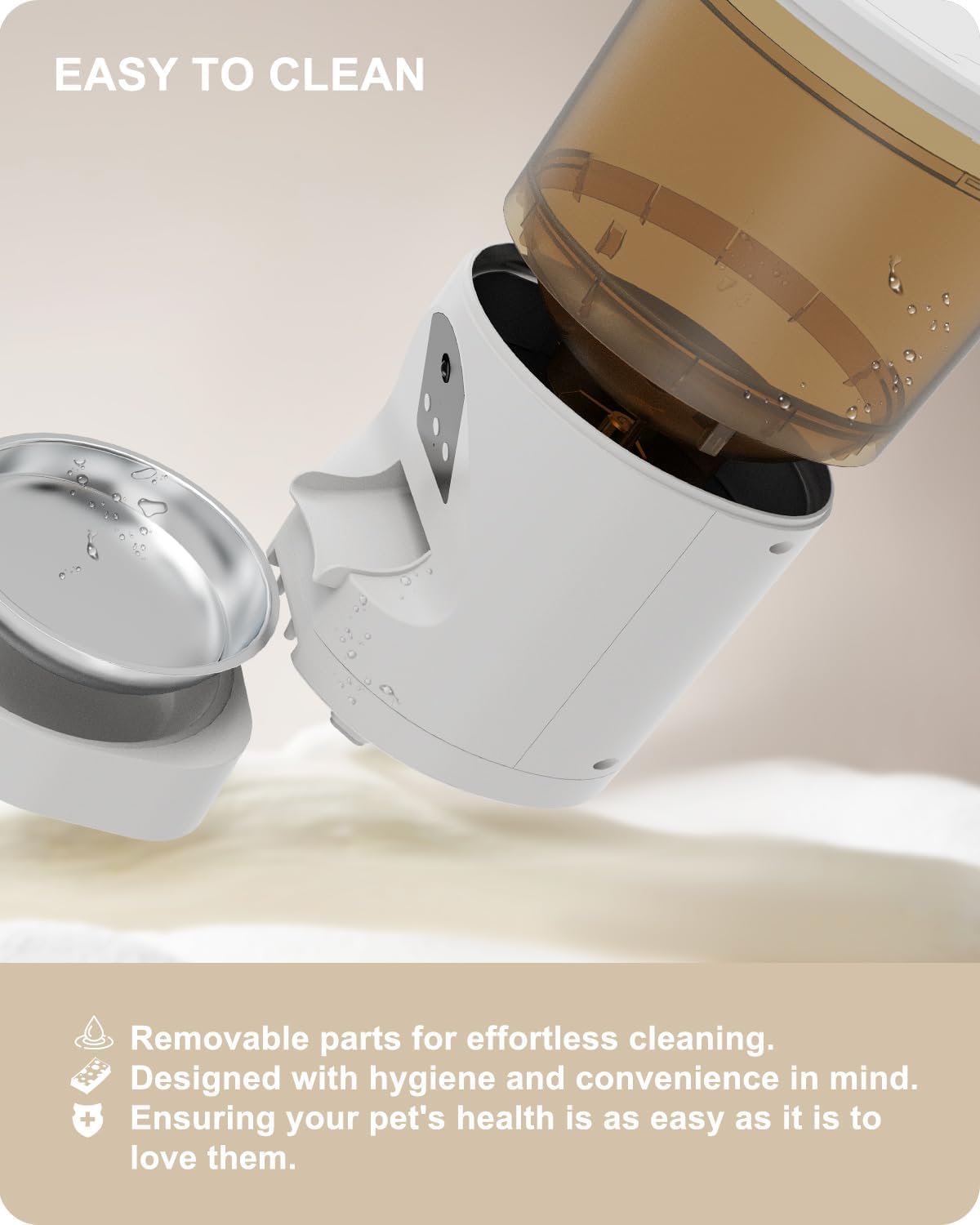 Smart Automatic Cat and Smal Dog Feeder with WiFi Control