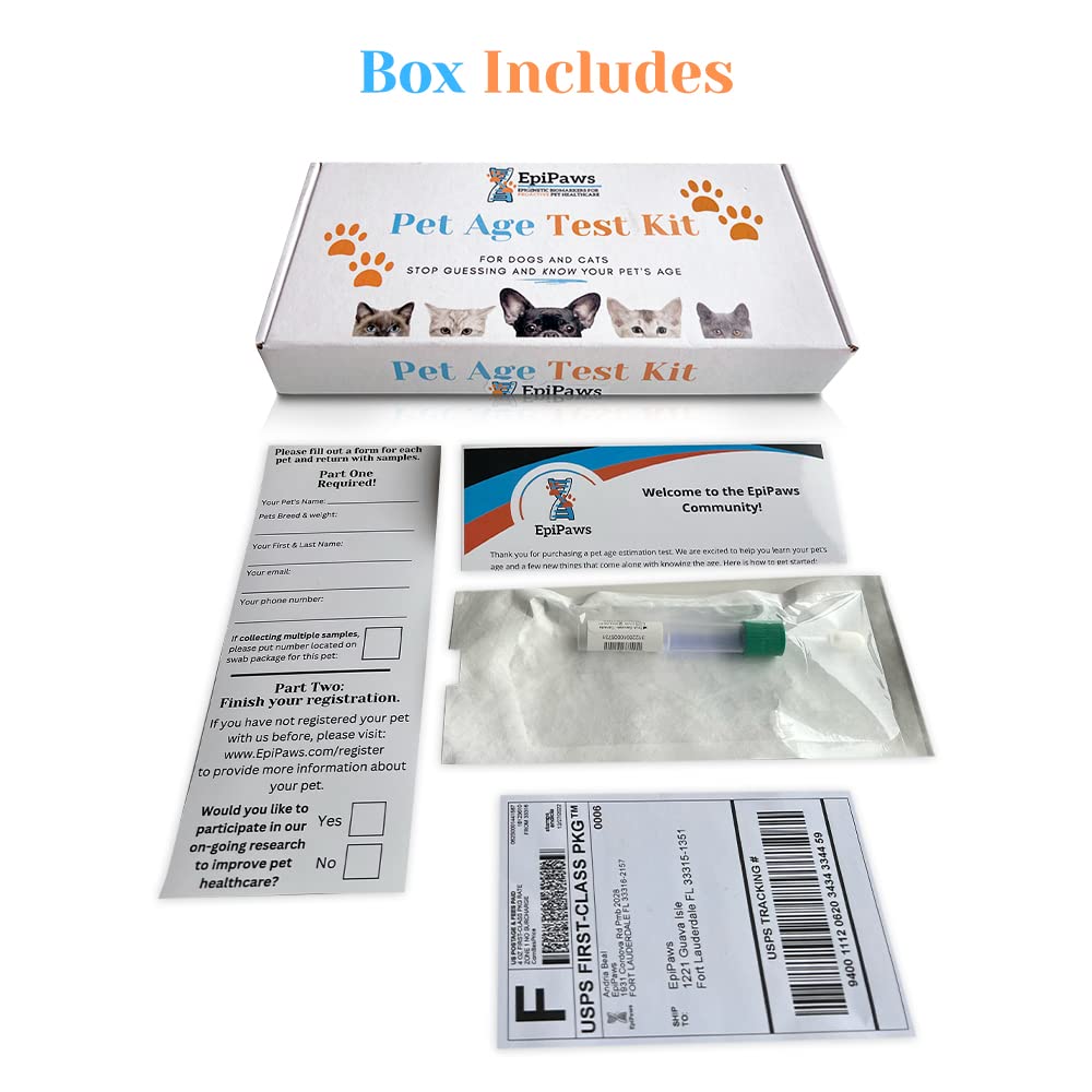 Pet Age Test Kit for Dogs and Cats