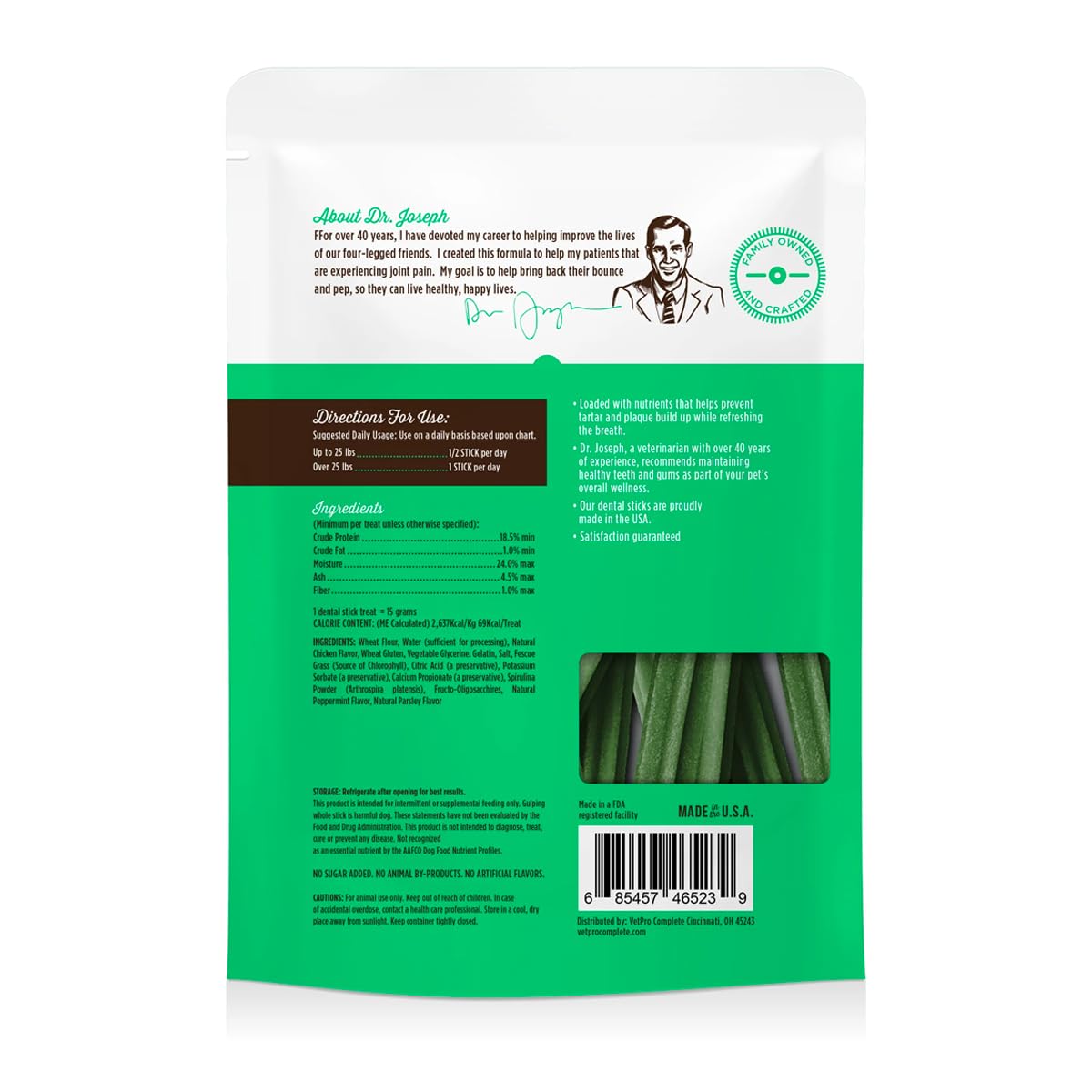 Complete Advanced Dental Sticks with Prebiotics
