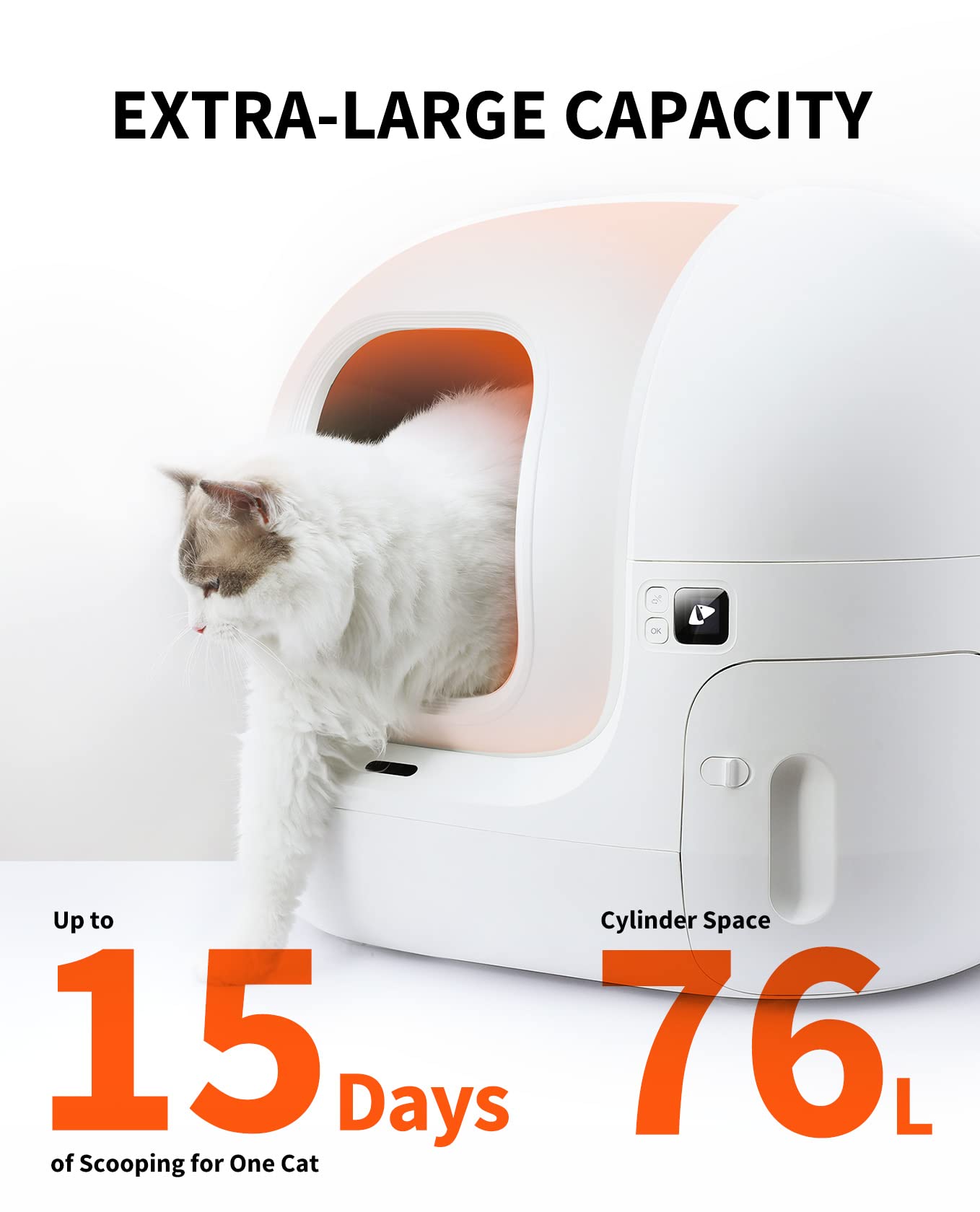 Self Cleaning Cat Litter Box - App Controlled