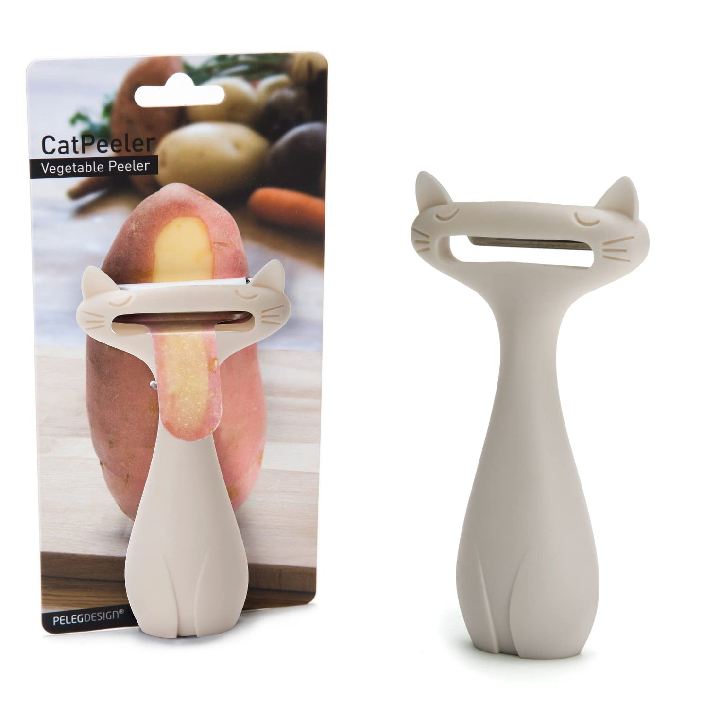CatPeeler Vegetable Peeler - White