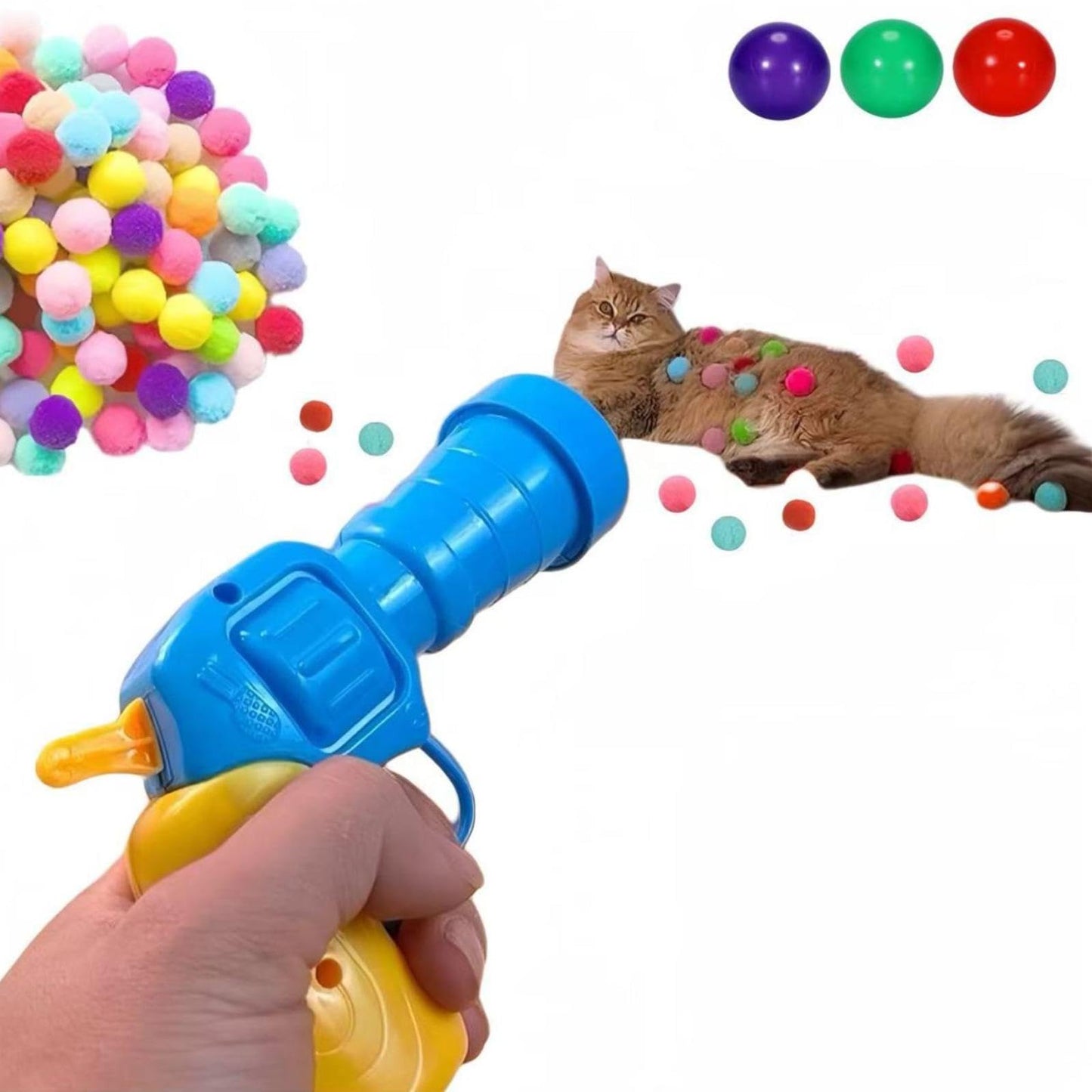 Interactive Cat Toy Launcher