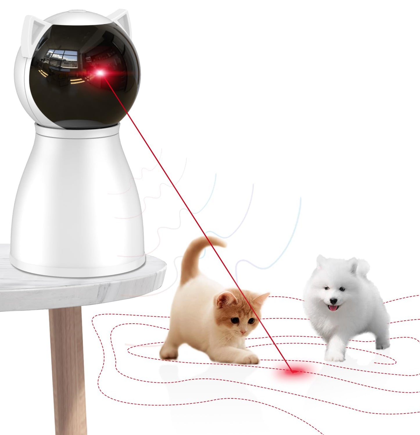Interactive Rechargeable Cat Laser Toy