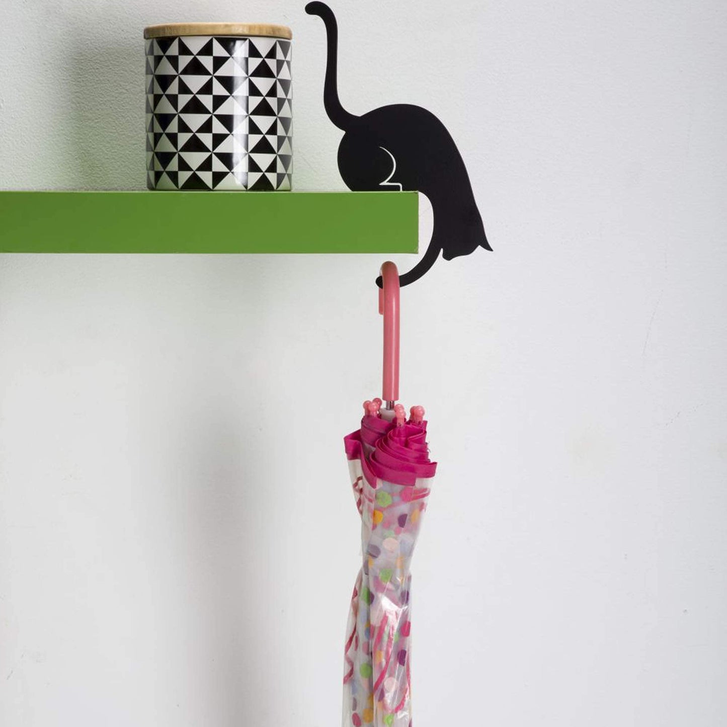 Banana Holder with Cat Design Hook