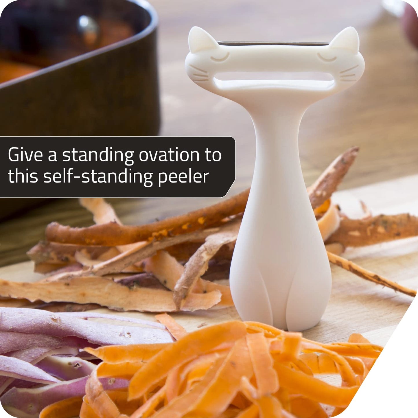CatPeeler Vegetable Peeler - White