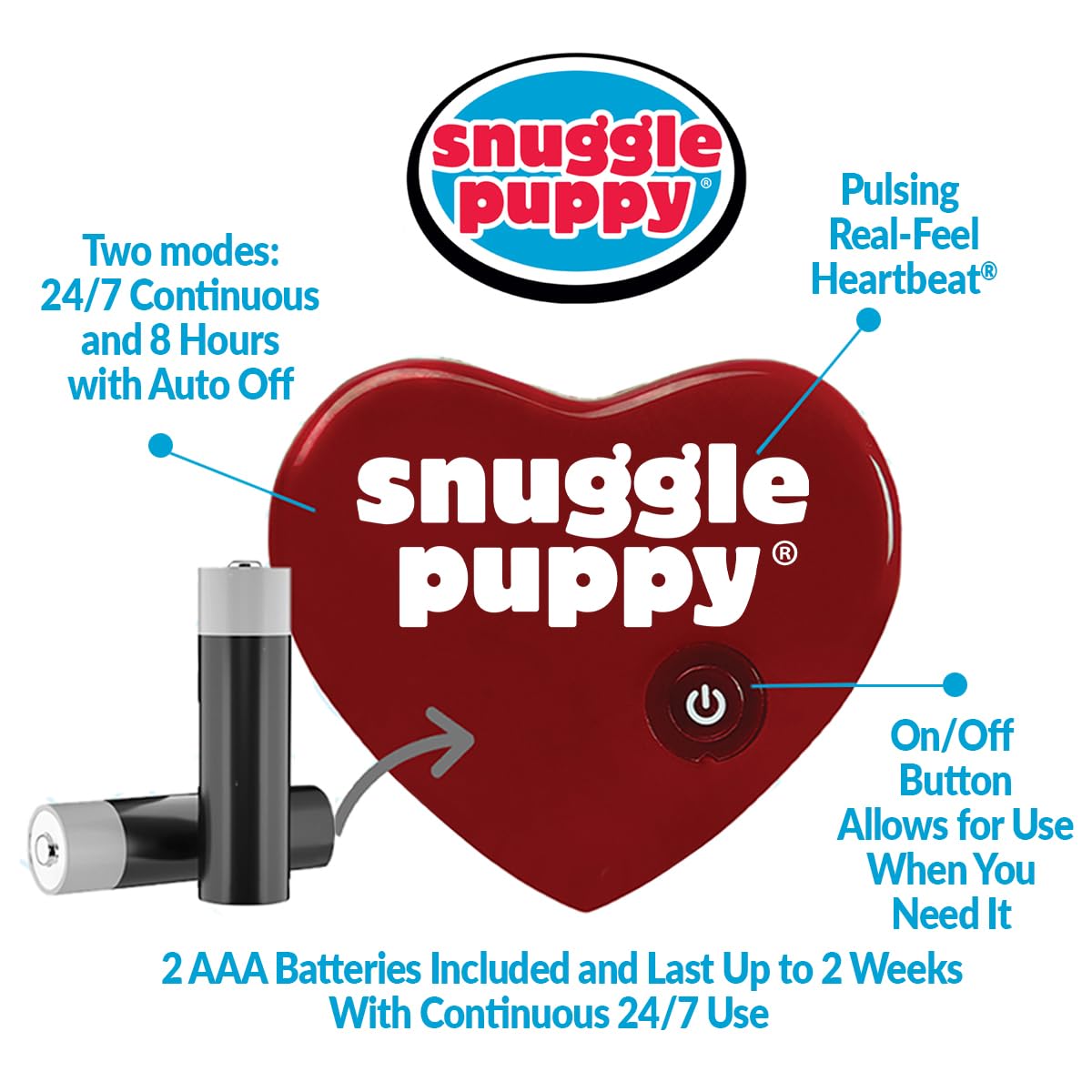 Snuggle Puppy Heartbeat Stuffed Toy