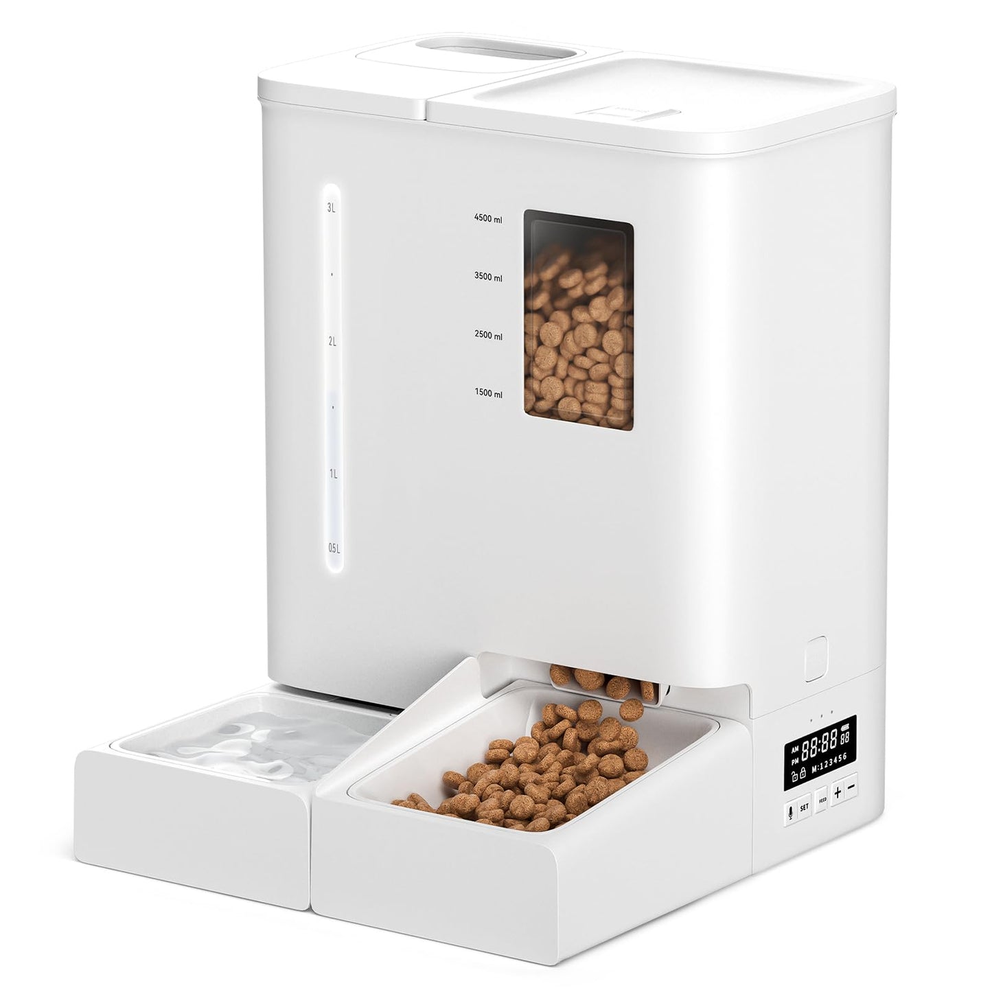 Automatic Cat Feeder & Water Dispenser Combo