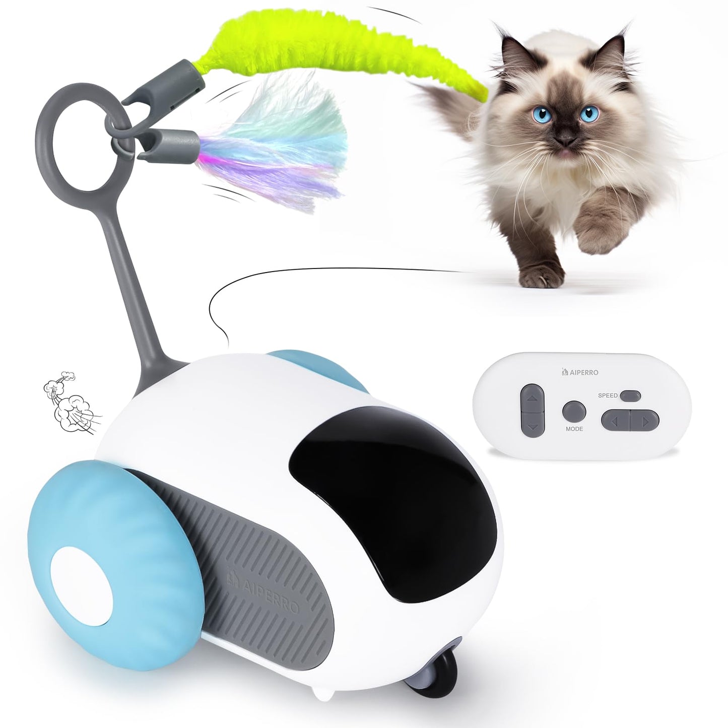 Interactive Cat Toy - Smart & Rechargeable