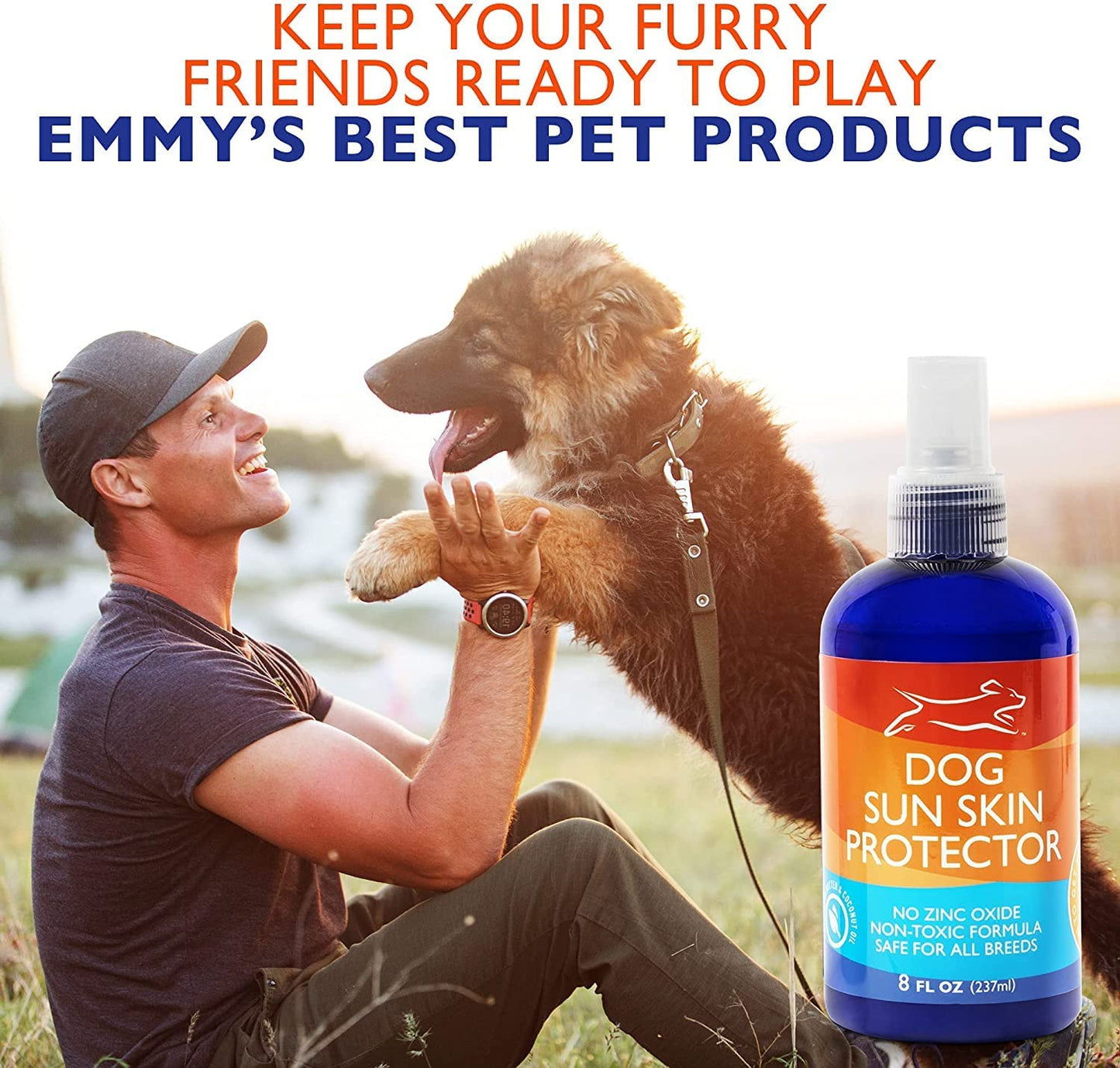 Dog Sunscreen Spray - Safe for All Breeds, 8 oz