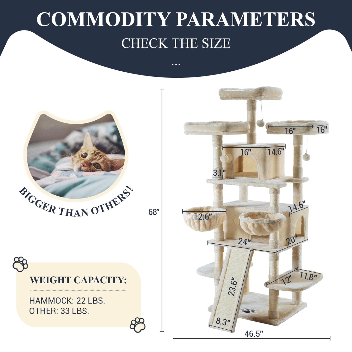 Multi-Level Sisal Cat Tower