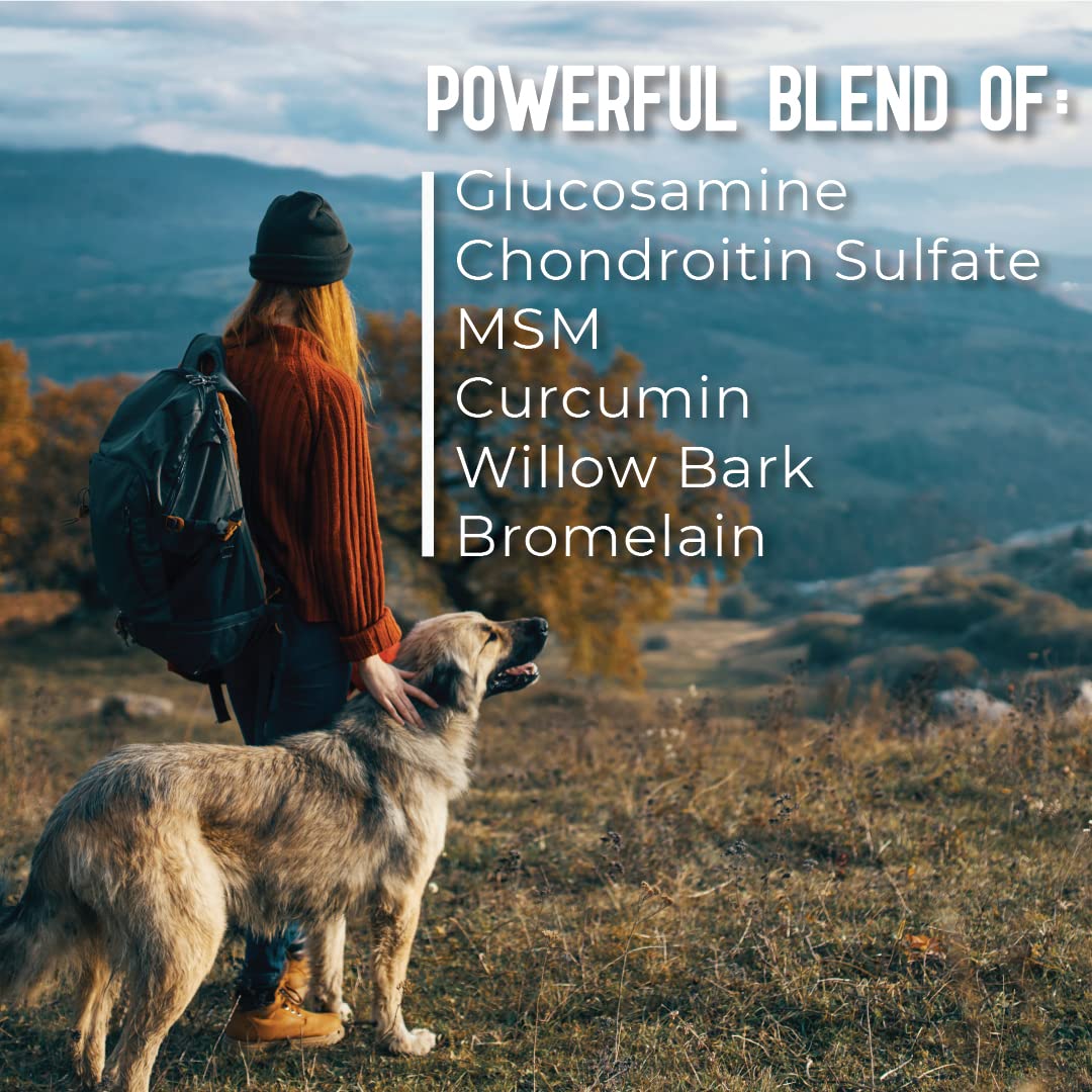 Hip + Joint Mobility Collar for Dogs with Glucosamine, Chondroitin, MSM, and More