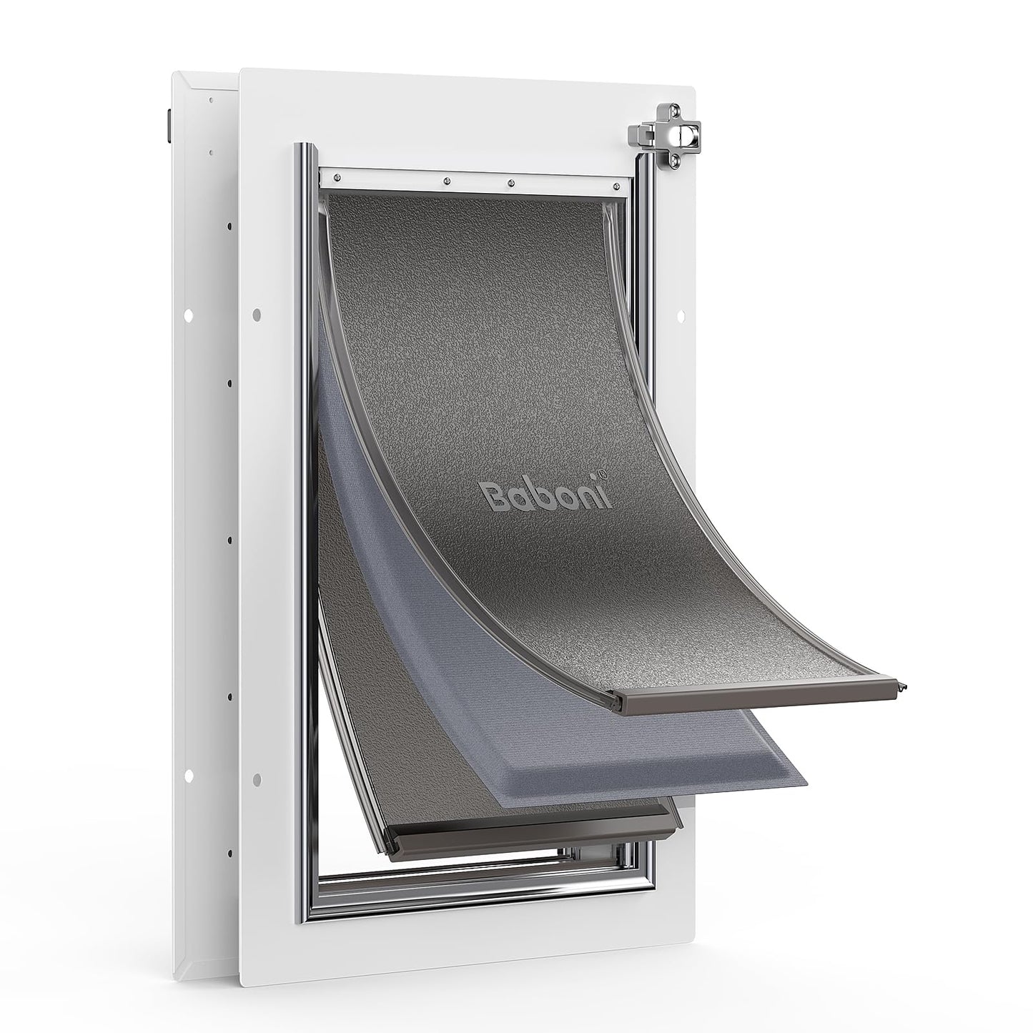3-Flap Steel Pet Door - Medium