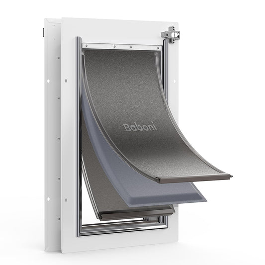3-Flap Steel Pet Door - Medium