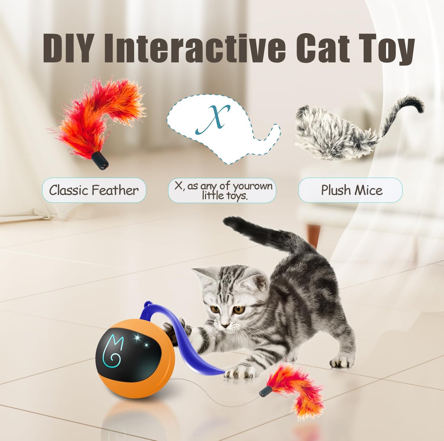 Interactive Cat Toy Set