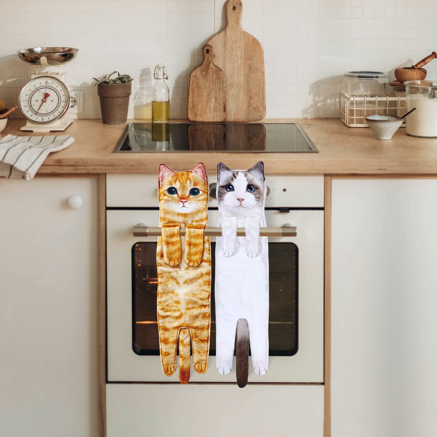 Cat Hand Towels - Cute Decorative