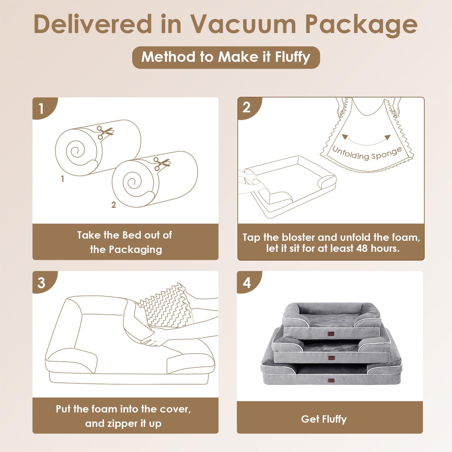 Orthopedic Dog Bed - XL Memory Foam