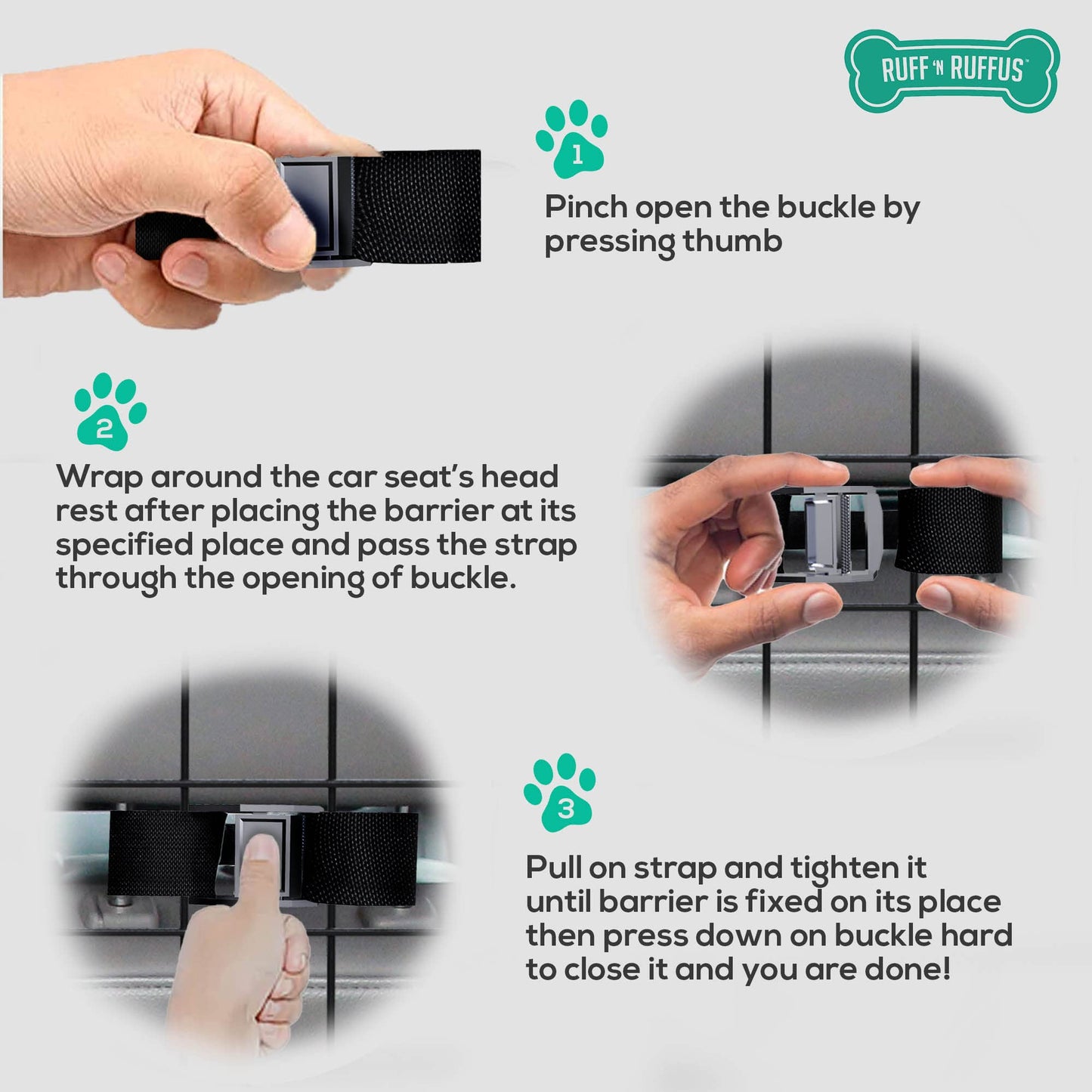 Foldable Dog Car Barrier - SUV Fit