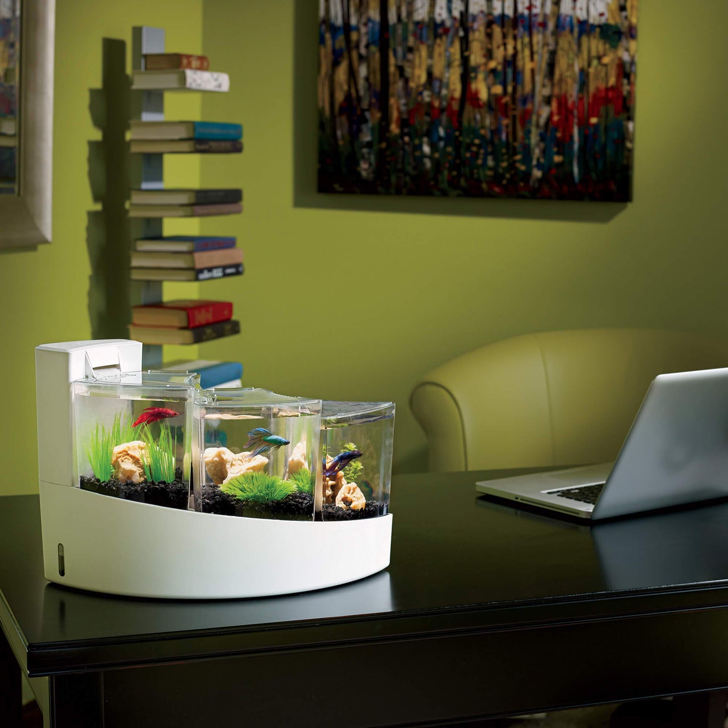 Betta Falls Aquarium Kit - White