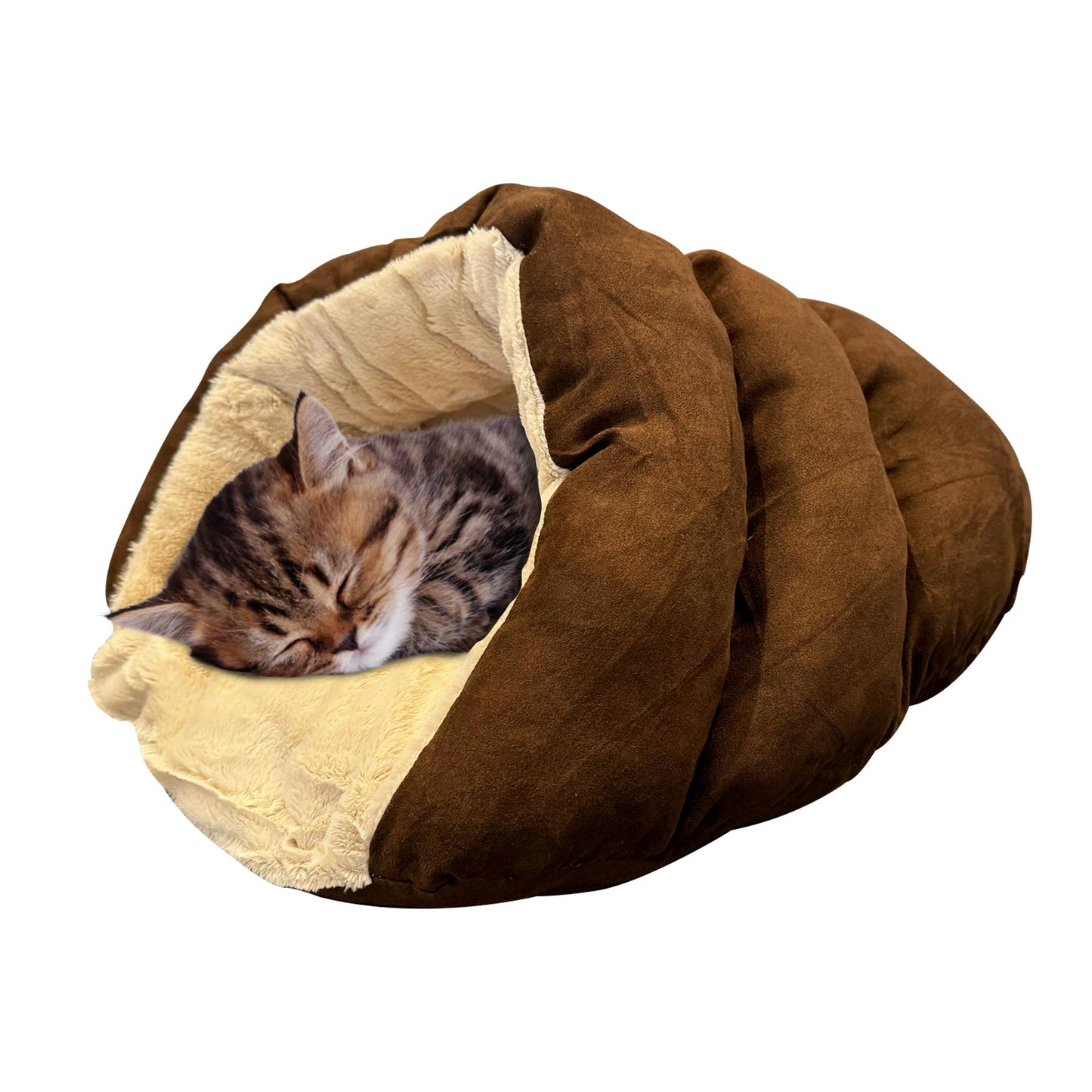 Plush Cuddle Cave Pet Bed