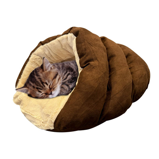 Plush Cuddle Cave Pet Bed
