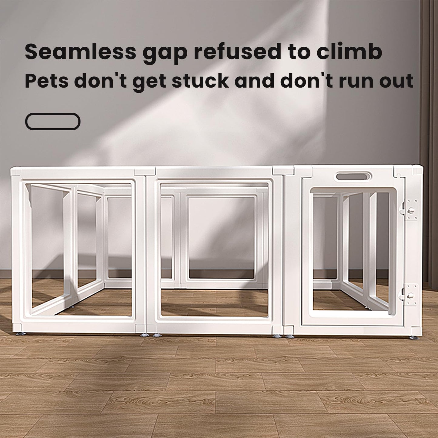 Clear Dog Playpen - 10 Pieces