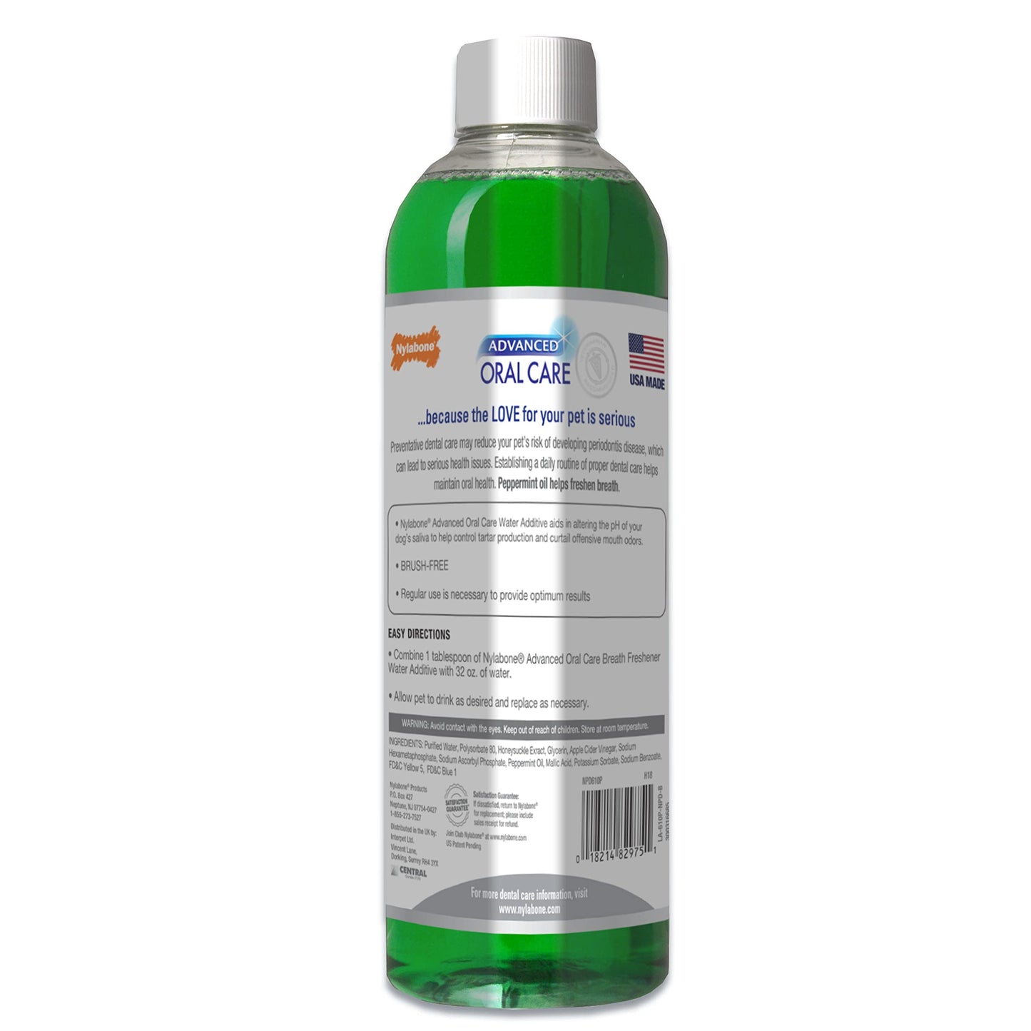 Advanced Oral Care Cat & Dog Water Additive for Dental Care