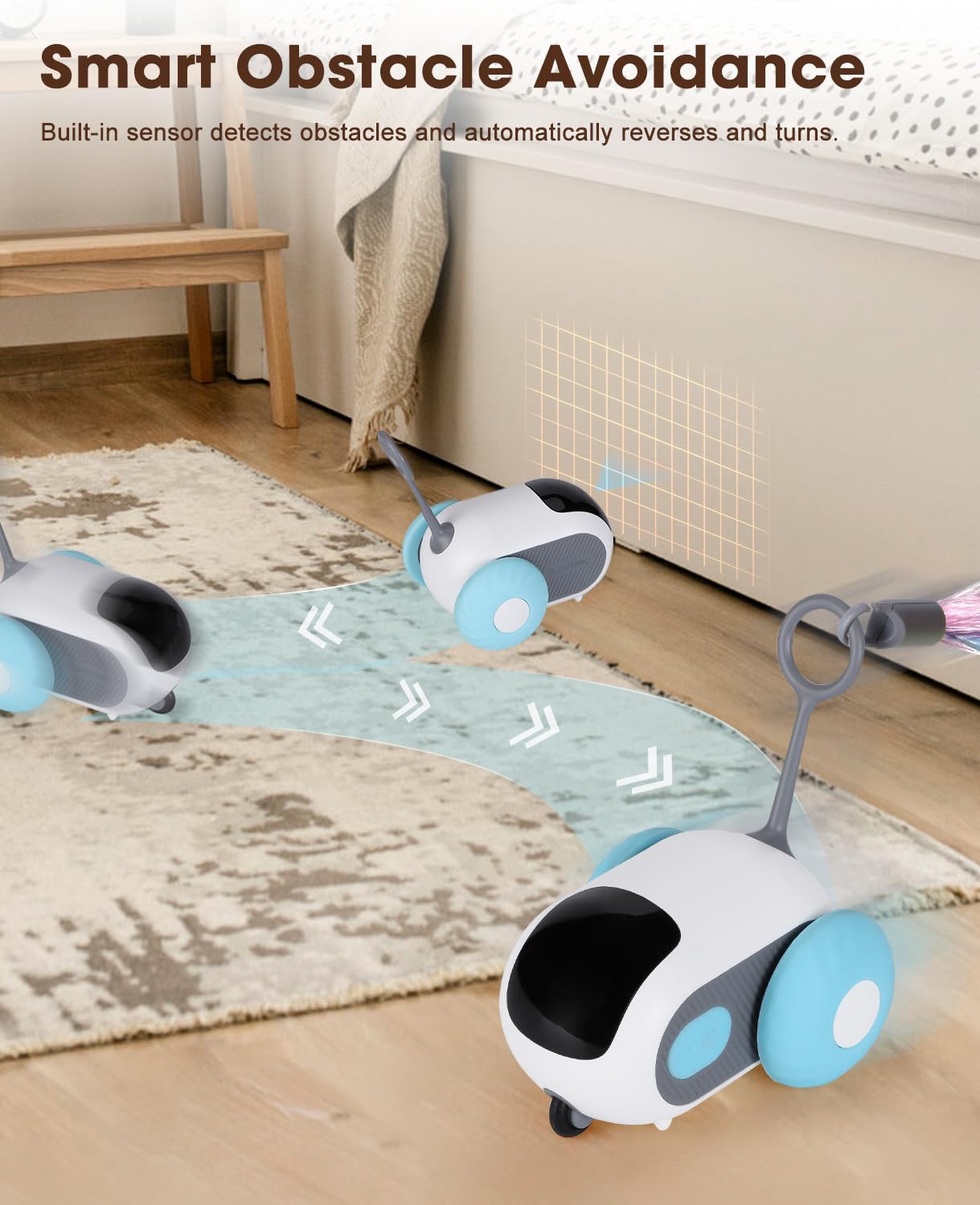 Interactive Cat Toy - Smart & Rechargeable