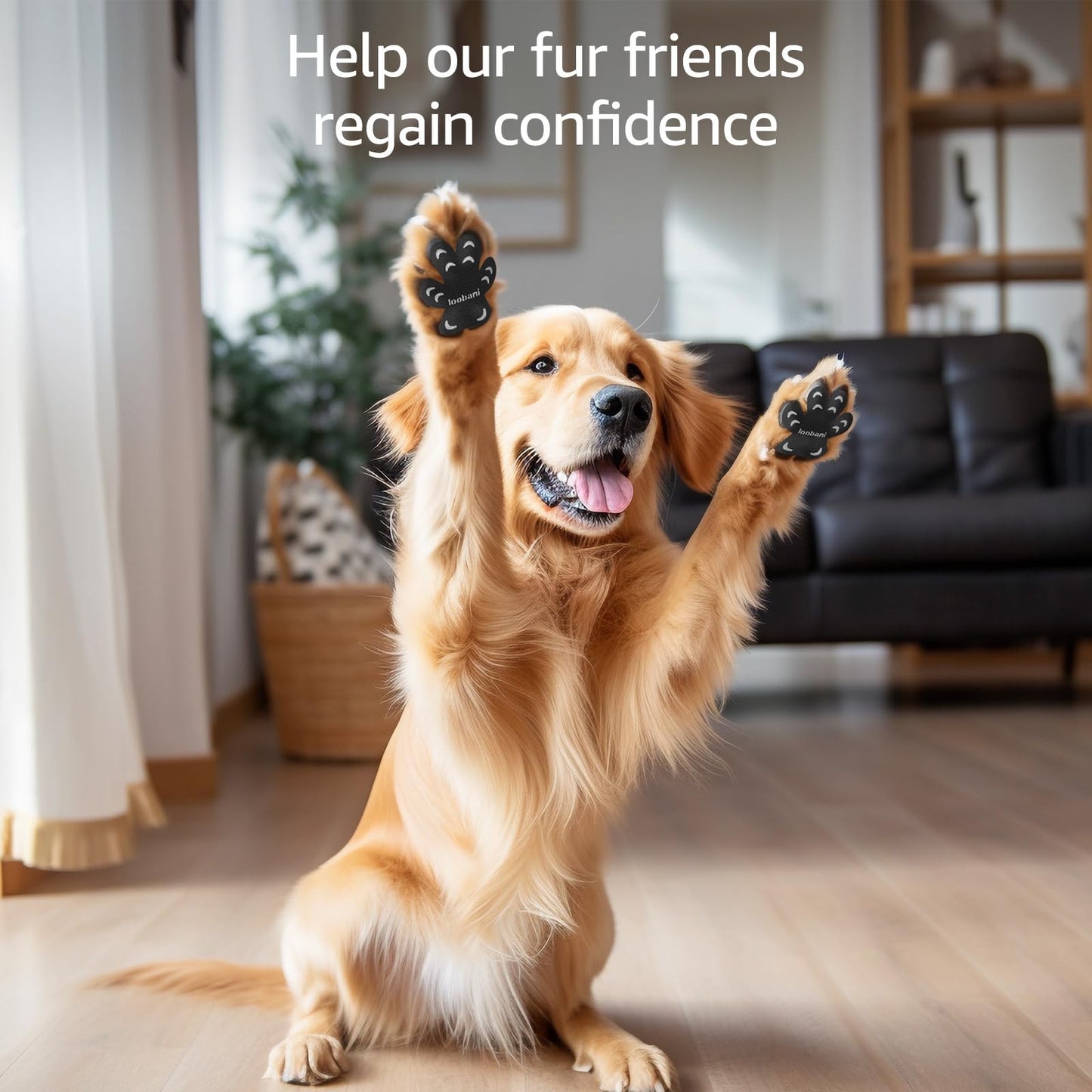 Anti-Slip Dog Paw Protector for Senior Dogs