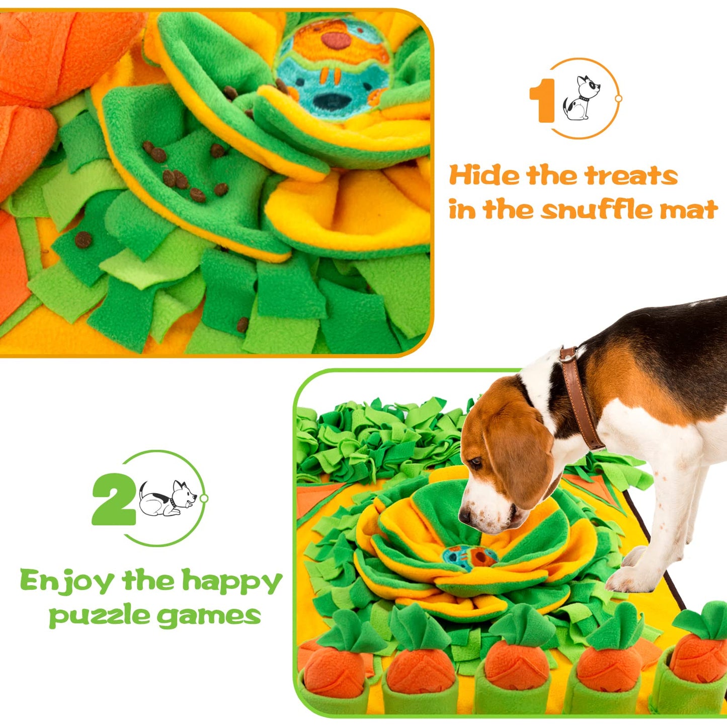 Pet Snuffle Mat for Dogs - Interactive Feeding Mat