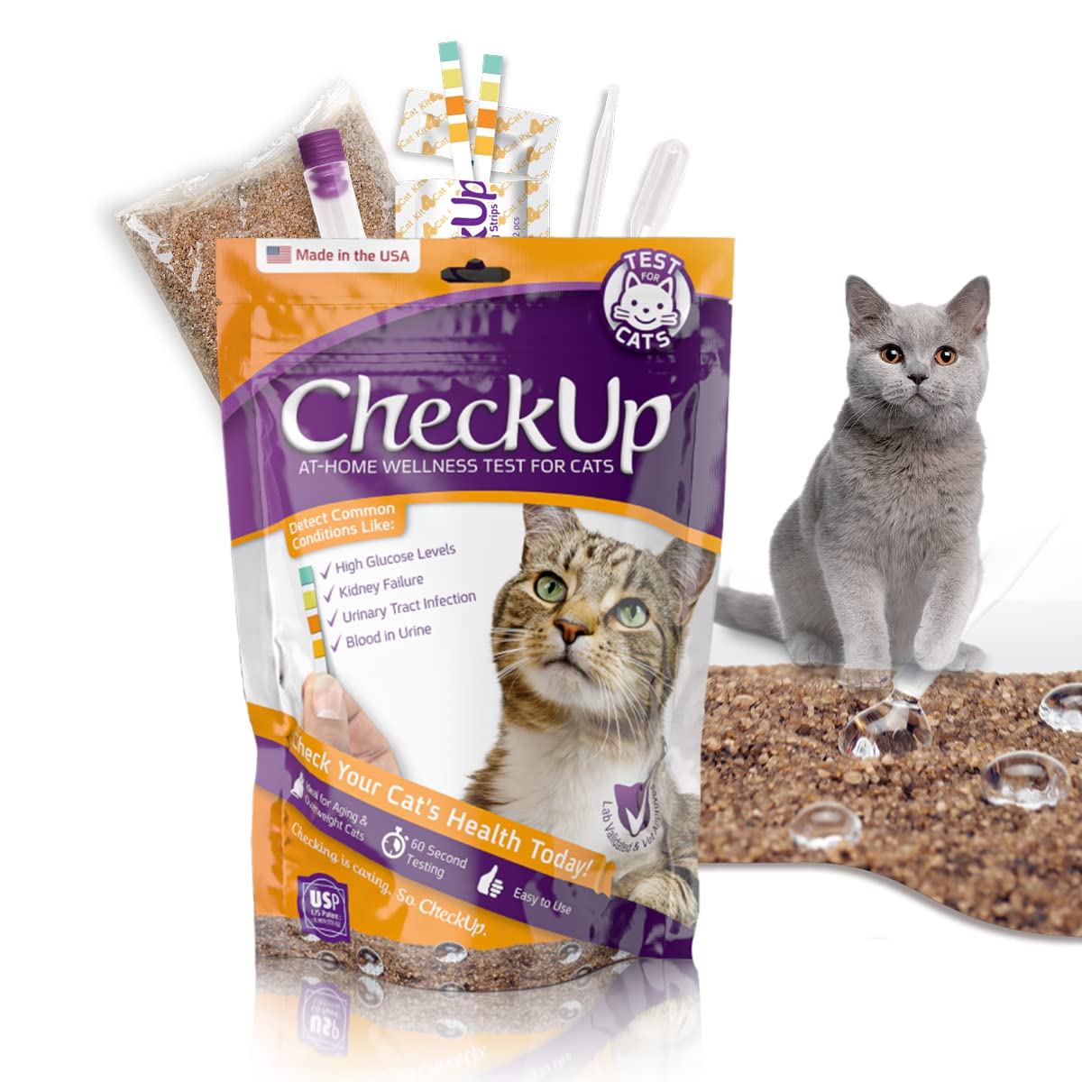 Cat Wellness Test Kit - Home Urine Collection