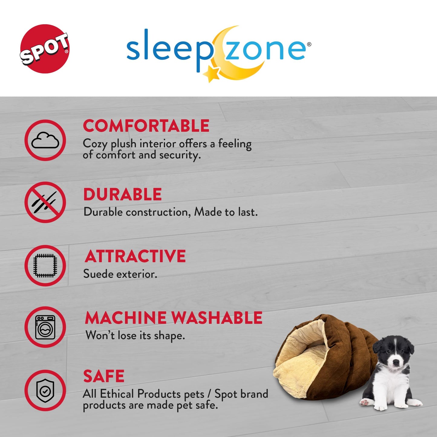 Plush Cuddle Cave Pet Bed